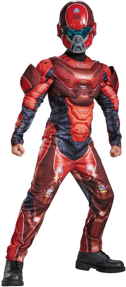 Red Spartan Halo Costume For Children | SCostumes