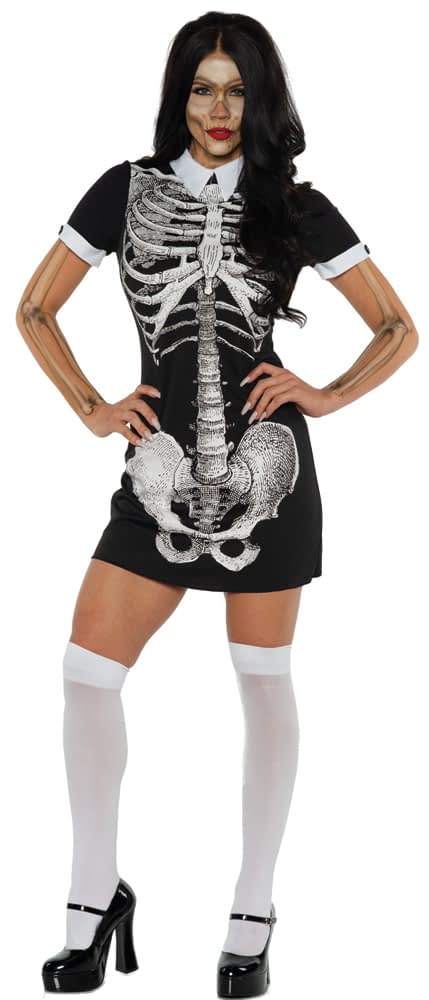 Women Sexy Skeleton Costume Scostumes