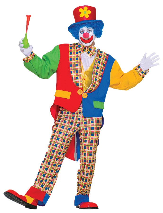 Classic Clown Adult Costume | SCostumes