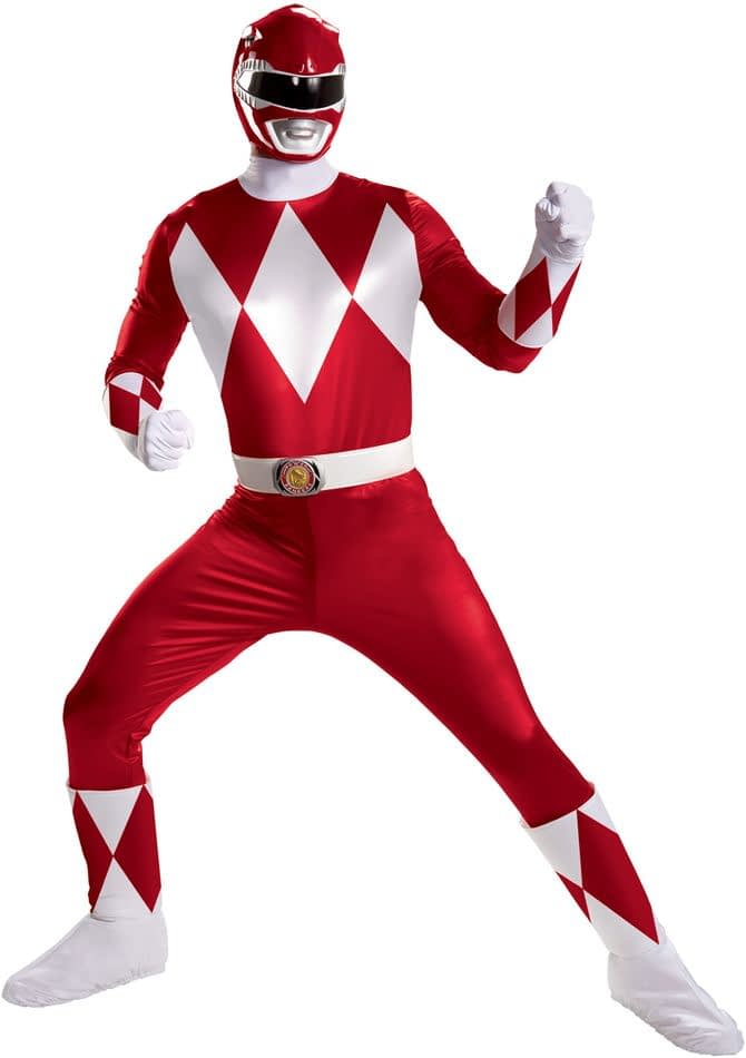 Red Power Ranger Costume Adult | SCostumes