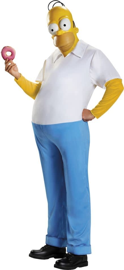 Simpsons Homer Adult Costume | SCostumes