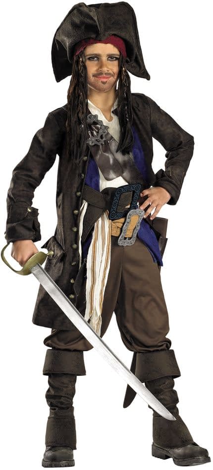 Captain Jack Sparraw Pirates Of The Carribean Child Costume | SCostumes