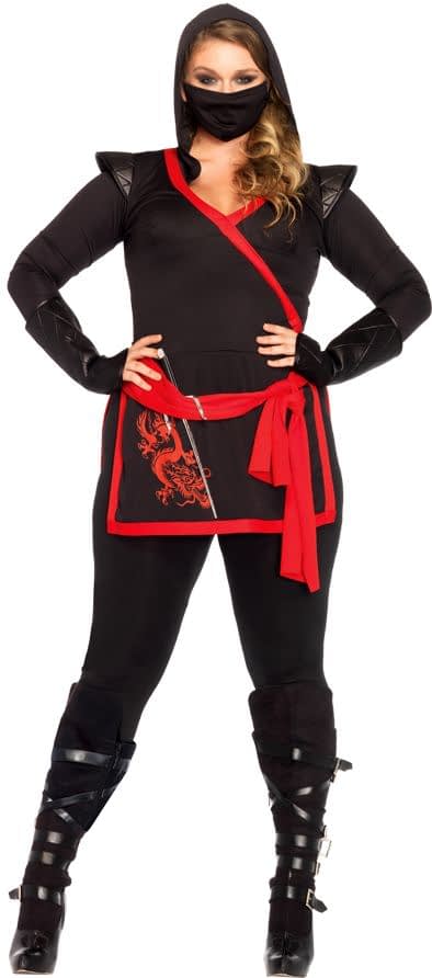 Black and Red Ninja Costume Adult - Assasin | SCostumes