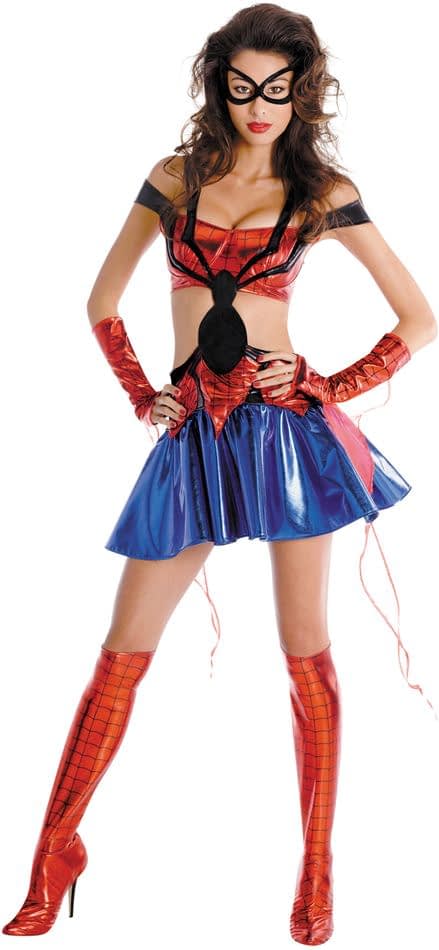 Sexy Spider Girl Adult Costume Scostumes