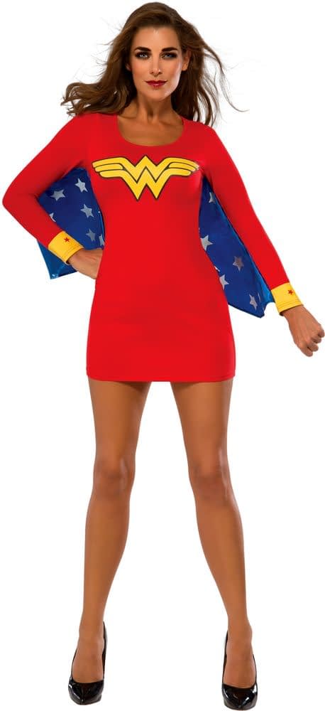Sexy Wonder Woman Adult Dress Red Halloween Costume Scostumes