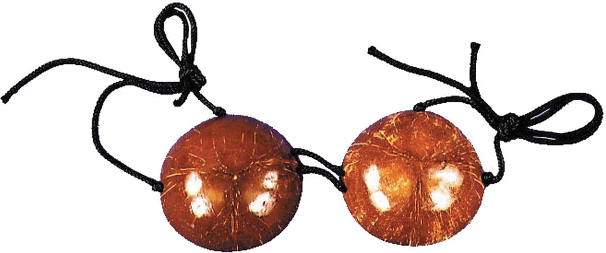 Coconut shell bra.