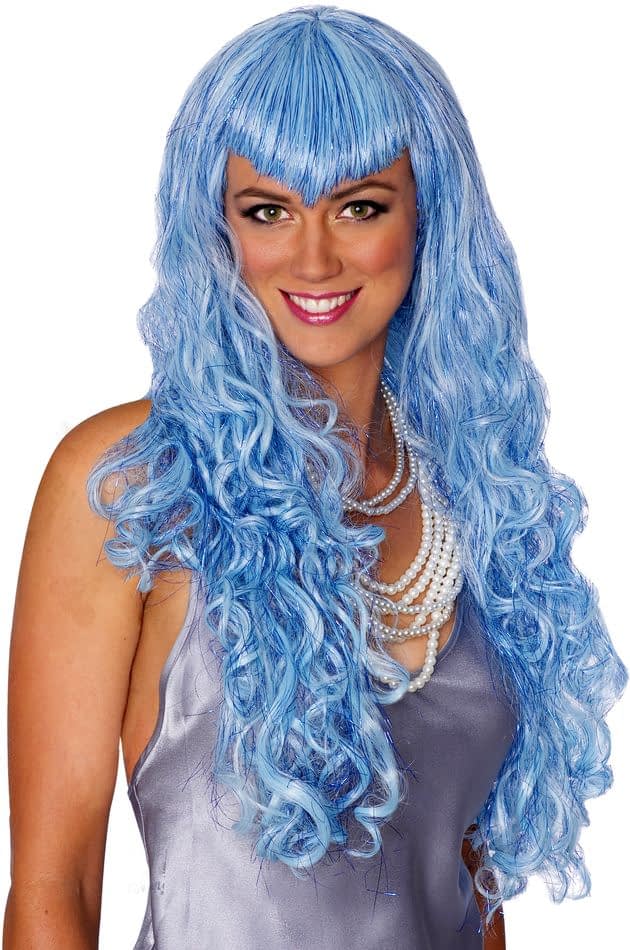 Blue Wig Costume
 Blue Wig For Mermaid Costume