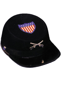 Civil War Cap Econo Blu Lrg For All