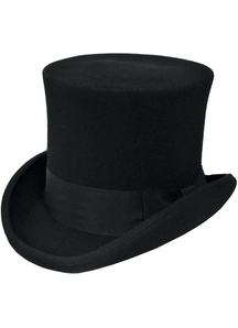 Tall Hat Black Large For Men