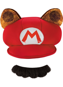 Raccoon Hat And Moustache For Adults