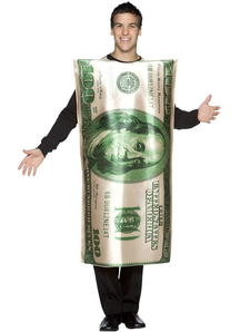 100 $ Bill Adult Costume