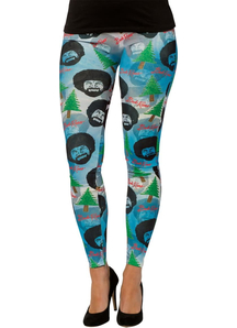 Bob Ross Painting Leggings