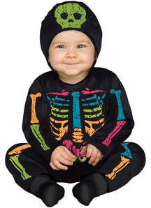 Little Bright Skeleton Toddler Costume