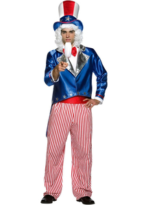 Patriotic Uncle Sam Adult Costume - 21482