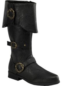 Pirates of The Caribbean Boots Black