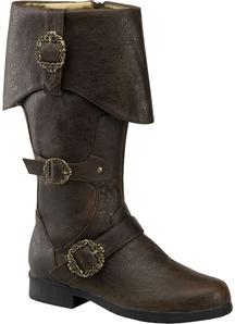 Pirates of The Caribbean Boots Brown