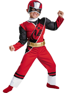 Red Ranger Steel Child Costume