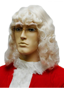 Santa Wig White