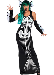 Skeleton Siren Adult Costume