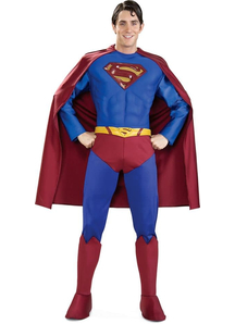 Deluxe Superman Adult Costume - 10419