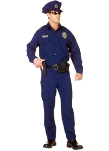 Police Officer Adult Plus Size Costume