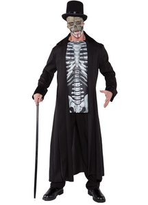 Skull Man Halloween Adult Costume