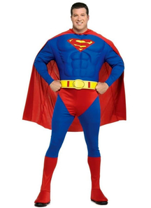 Superman Muscle Adult Plus Costume