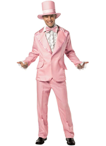 70' S Man Adult Costume Pink