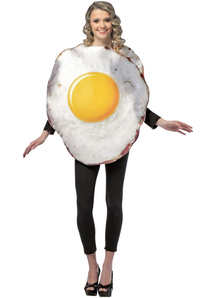 Fried Egg Adult Costume