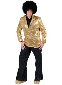 Gold Disco Jacket Adult Costume