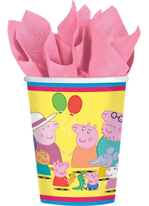 Peppa Pig Cups 9Oz 8 Pack