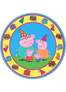 Peppa Pig Rnd Plates 7In