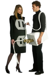 Plug And Socket Couple Plus Size Costume