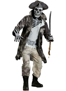 Skeleton Pirate Adult Costume