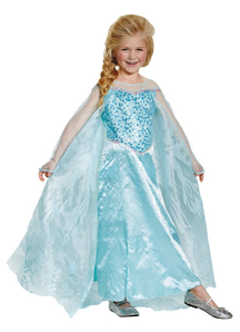 Girls Elsa Costume - Frozen