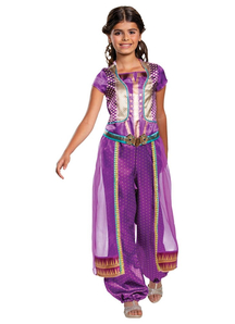 Girls Jasmine Costume purple - Aladdin