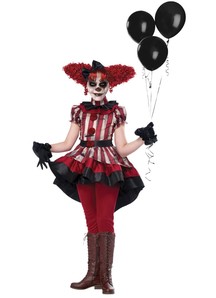 Girls Wicked Clown Costume