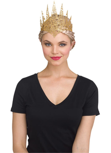 Gold Glitter Crown