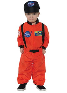 Astonaut Orange Costume for toddlers