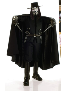 Adult V For Vendetta Costume