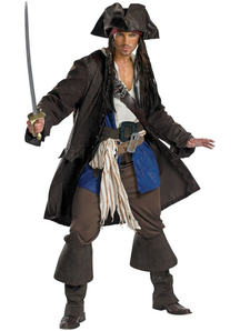 Deluxe Captain Jack Sparrow Adult Costume