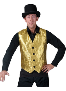 Disco Vest Gold Adult