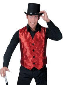 Disco Vest Red Adult