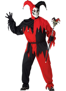 Evil Jester Adult Plus Costume