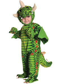 Green Dragon Toddler Costume