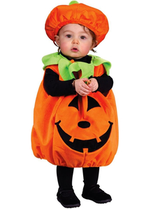 Plush Pumplkin Infant Costume