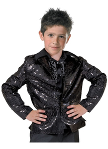 Black Disco Jacket Child