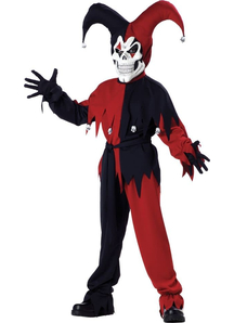 Evil Jester Child Costume