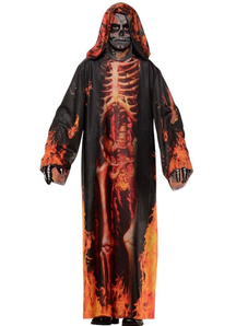 Fire Skeleton Child Robe