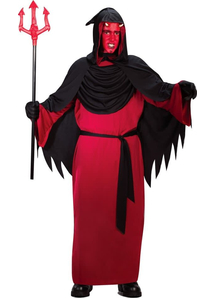 Horned Red Man Child Costume